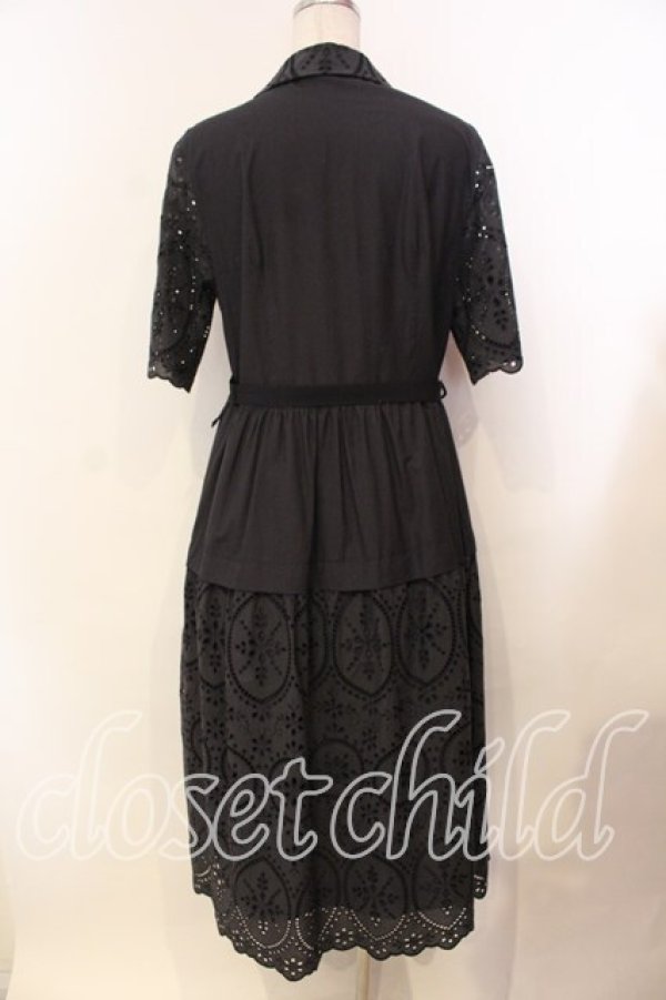 画像4: Jane Marple Dans Le Salon / Table cloth lace shirt dress ドレス Ｍ クロ O-25-12-13-020-JM-OP-IG-OS (4)