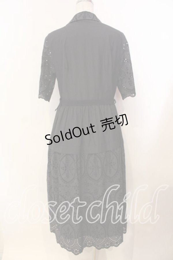 画像4: Jane Marple Dans Le Salon / Table cloth lace shirt dress ドレス Ｍ クロ O-25-12-13-020-JM-OP-IG-OS (4)