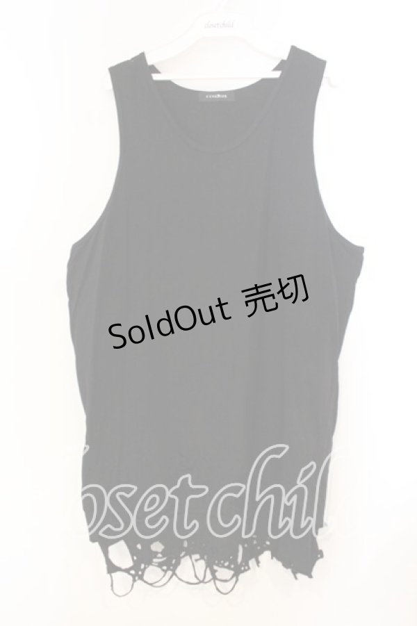 画像1: CIVARIZE / オパールダメージタンクトップ F ブラック O-25-12-13-023-GO-TO-OW-ZT514 (1)