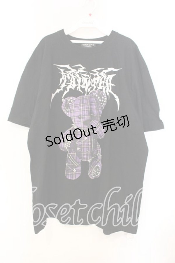 画像1: TRAVAS TOKYO / パンクベアTEE F ブラック O-25-12-13-024-PU-TS-OW-ZT514 (1)