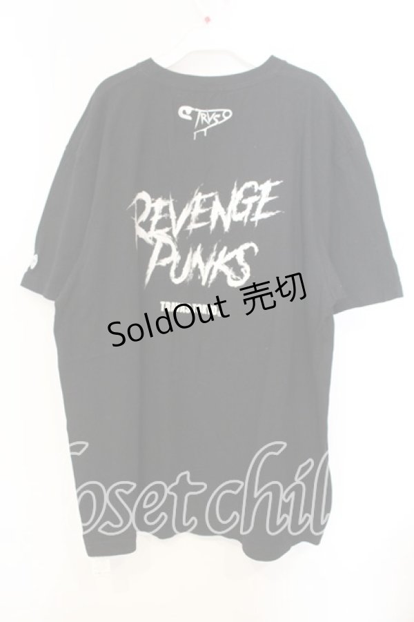 画像2: TRAVAS TOKYO / パンクベアTEE F ブラック O-25-12-13-024-PU-TS-OW-ZT514 (2)