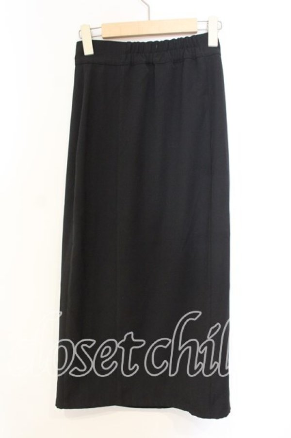 画像2: EATME / ドットボタンタイトスカート  クロ O-25-12-13-027-LO-SK-OW-ZT522 (2)