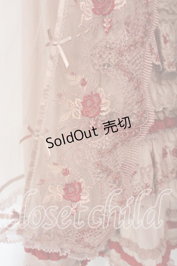 画像2: PINK HOUSE / ロココレース使いスカート  ピンク O-25-12-15-035-LO-SK-OW-OS (2)