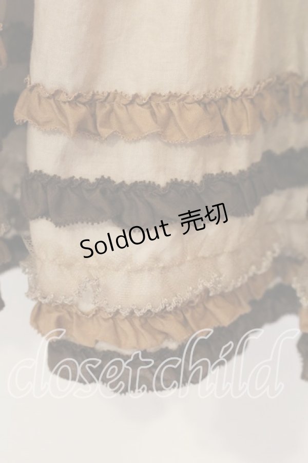 画像4: PINK HOUSE / ロココレース使いスカート  ブラウン O-25-12-15-036-LO-SK-OW-OS (4)