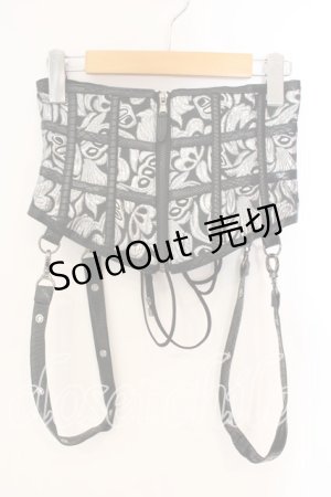 画像: Qutie Frash / ベルト付きコルセット  シルバー O-25-12-15-037-QU-TO-OW-OS