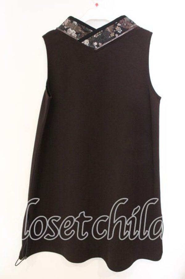 画像4: Qutie Frash / Aラインインナーチュニック  ブラウン O-25-12-15-039-QU-TO-OW-OS (4)