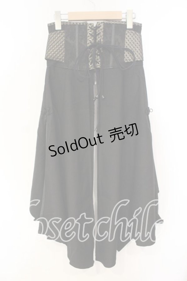 画像4: Qutie Frash / ベルトコルセット  ブラック O-25-12-15-040-QU-TO-OW-ZI (4)