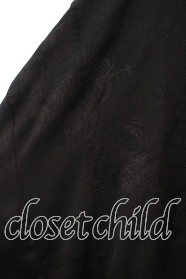 画像4: Qutie Frash / 着物カーデ  ブラック O-25-12-15-041-QU-TO-OW-OS (4)