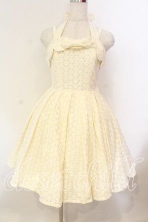 画像: Innocent World / フラワー刺繍ジャンパースカート  生成り O-25-12-15-049-IW-OP-IG-OS