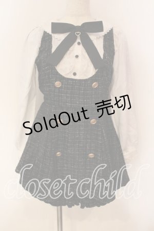 画像: LIZ LISA / ツイードセットアップ  クロ O-25-12-15-052-LO-OP-OW-OS