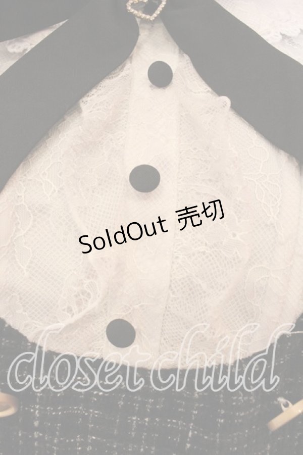 画像2: LIZ LISA / ツイードセットアップ  クロ O-25-12-15-052-LO-OP-OW-OS (2)