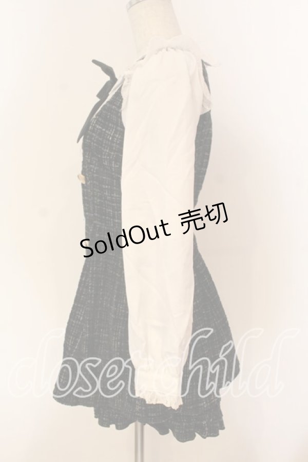 画像3: LIZ LISA / ツイードセットアップ  クロ O-25-12-15-052-LO-OP-OW-OS (3)