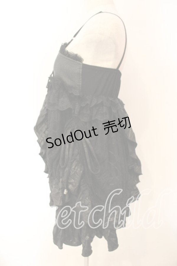 画像3: Qutie Frash / クモメッシュベビードール  ブラック O-25-12-15-055-QU-OP-OW-OS (3)