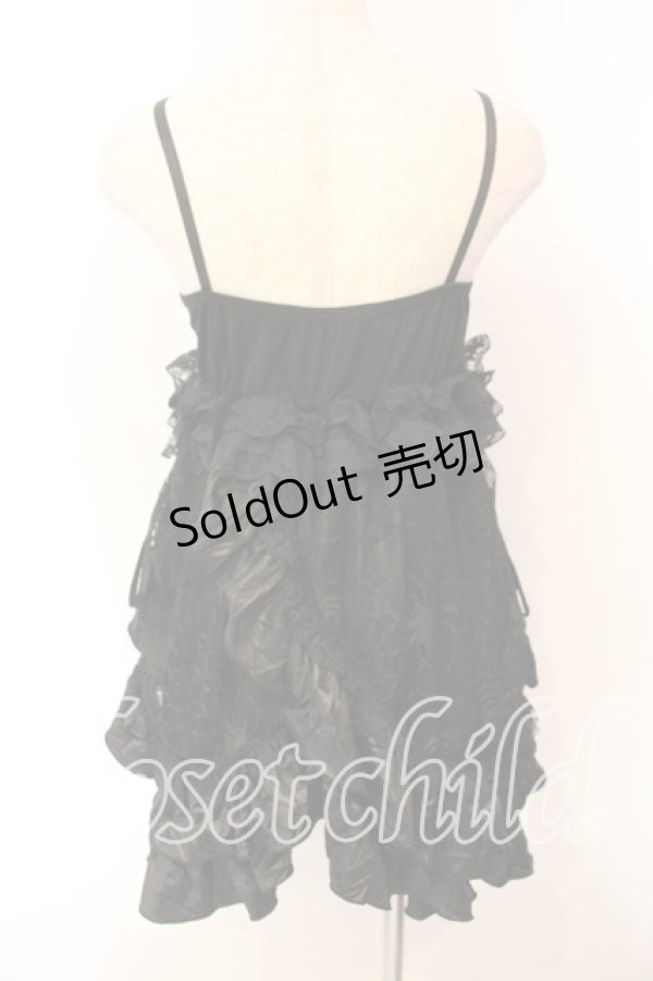 画像4: Qutie Frash / クモメッシュベビードール  ブラック O-25-12-15-055-QU-OP-OW-OS (4)