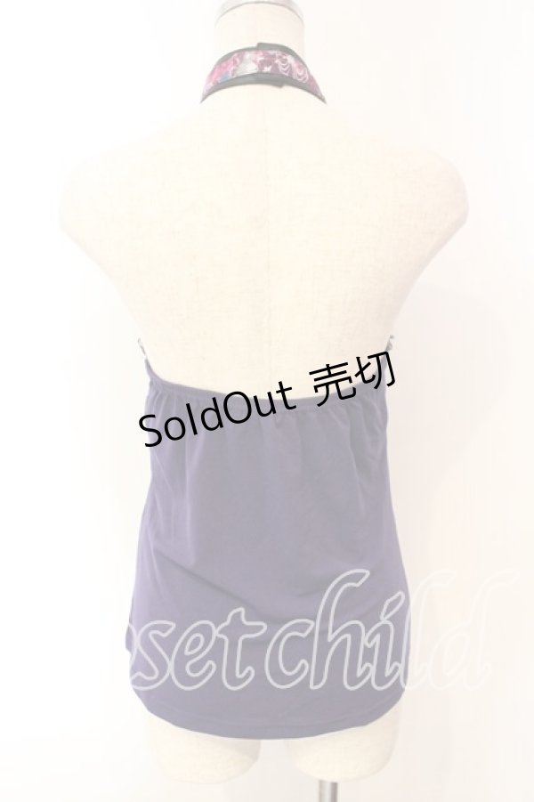 画像4: Qutie Frash / ベルト付きホルターキャミ  パープル O-25-12-15-058-QU-TO-OW-OS (4)