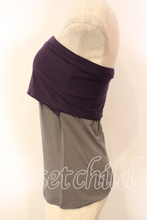 画像2: Qutie Frash / サラシトップス  パープル O-25-12-15-066-QU-TO-OW-OS (2)