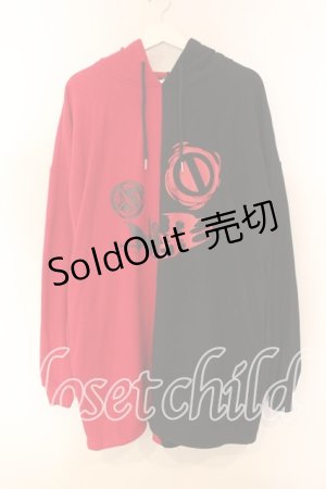 画像: NieR CLOTHING / 防寒TWO-TONEプルオーバー【RED×BLACK】  レッド×ブラック O-25-12-15-073-PU-TO-IG-ZT519