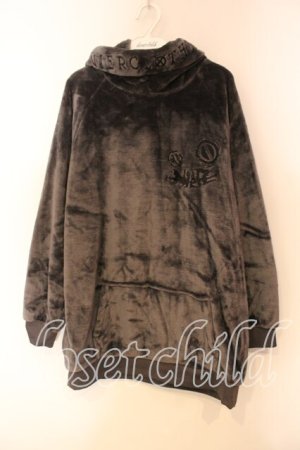 画像: NieR Clothing / DARK GRAYパーカー《全刺繍DESIGN》  グレー O-25-12-15-075-PU-TO-IG-OS