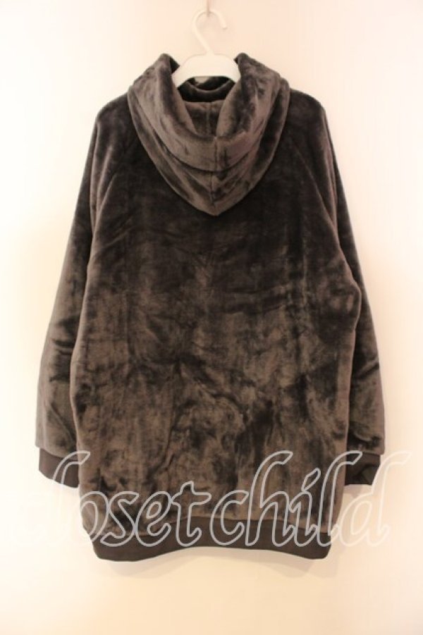 画像3: NieR Clothing / DARK GRAYパーカー《全刺繍DESIGN》  グレー O-25-12-15-075-PU-TO-IG-OS (3)