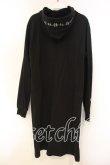 画像2: NieR Clothing / ジップパーカーワンピース  ブラック O-25-12-15-078-PU-OP-IG-OS (2)