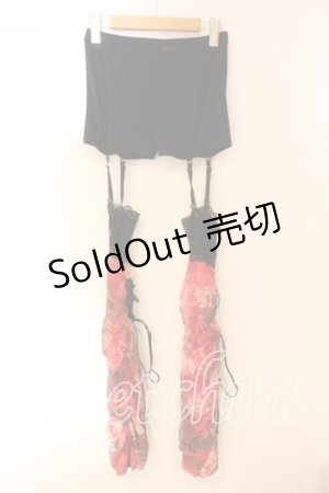 画像: Qutie Frash / 和柄レッグパンツ  ピンク O-25-12-15-086-QU-PA-OW-OS