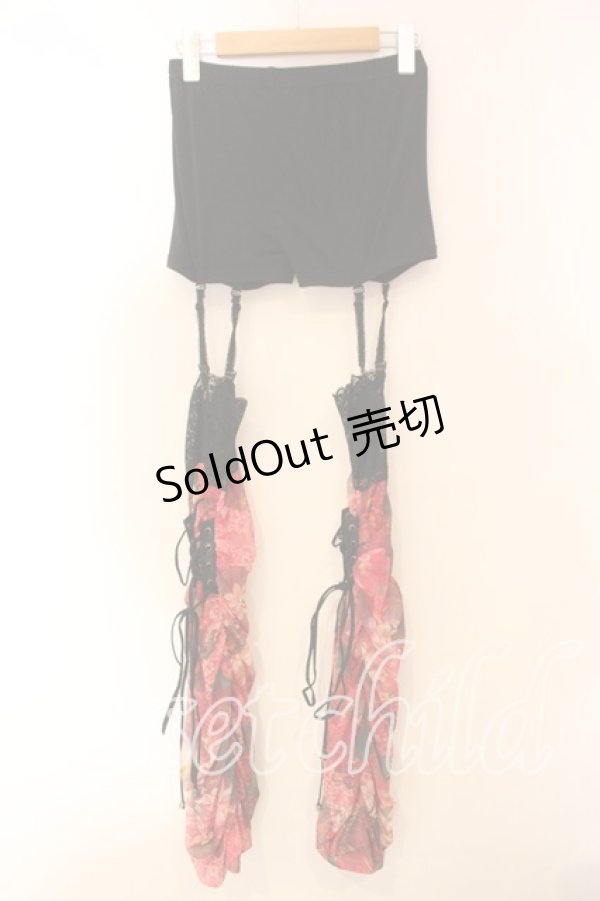 画像5: Qutie Frash / 和柄レッグパンツ  ピンク O-25-12-15-086-QU-PA-OW-OS (5)