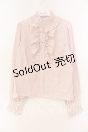 画像: axes femme Kawaii / スタンドフリルブラウス  ピンク O-25-12-15-002-AX-BL-IG-OS