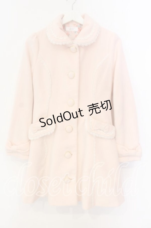 画像1: DearMyLove / バックティアード丸襟コート M ピンク O-25-12-15-013-EL-CO-OW-OS (1)