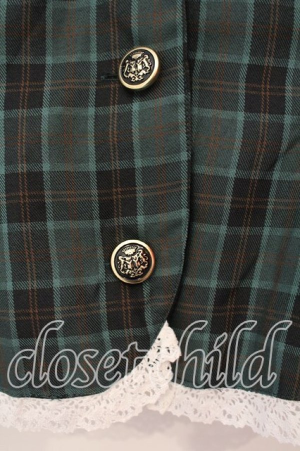 画像2: Eri Aino's collaboration / シャーロットの水曜日 ジャケット S グリーン O-25-12-15-018-0-JA-OW-OS (2)