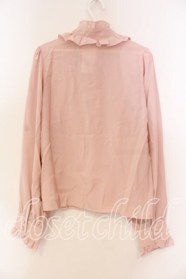 画像3: axes femme kawaii / スタンドフリルブラウス  ピンク O-25-12-15-002-AX-BL-IG-OS (3)