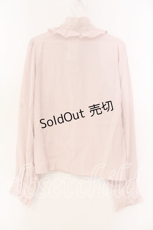 画像3: axes femme Kawaii / スタンドフリルブラウス  ピンク O-25-12-15-002-AX-BL-IG-OS (3)