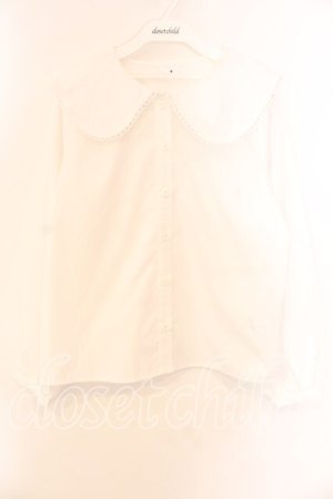 画像: merry jenny / ピコレースリボンブラウス  シロ O-25-12-15-027-LO-BL-IG-OS