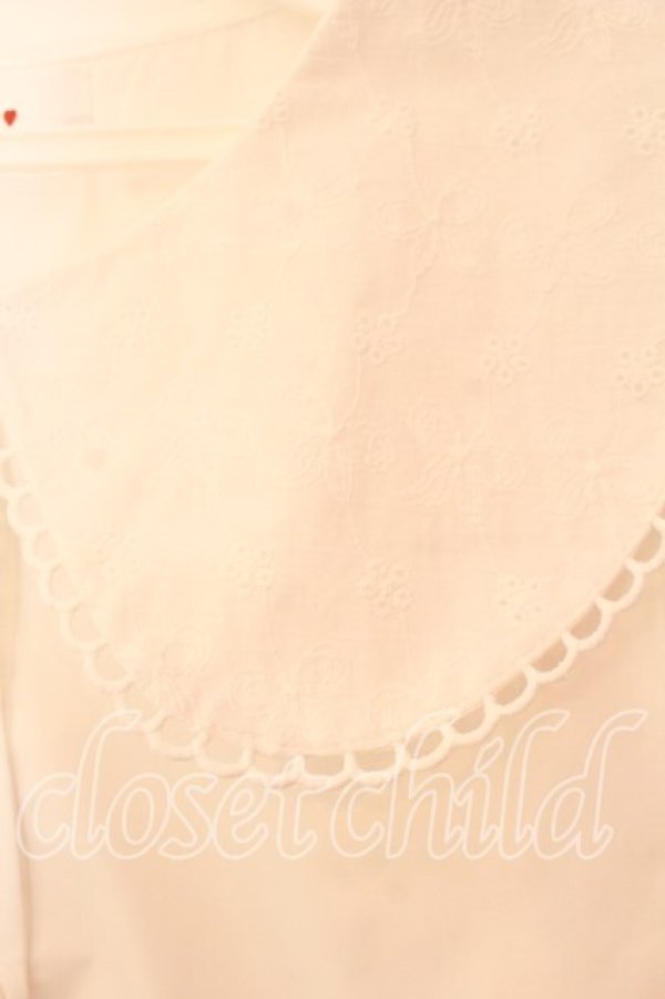 画像2: merry jenny / ピコレースリボンブラウス  シロ O-25-12-15-027-LO-BL-IG-OS (2)