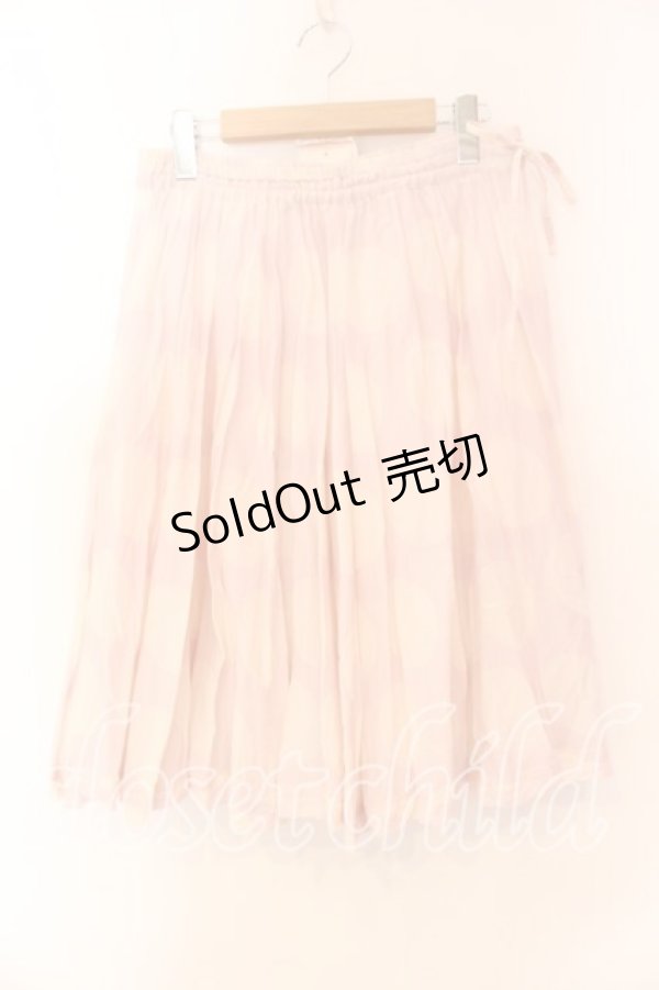 画像1: Franche Lippee / 水玉プリーツスカート  ピンク O-25-12-15-029-LO-SK-IG-OS (1)