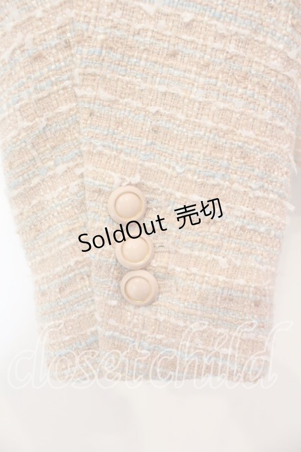 画像3: PINK HOUSE / ファー使いファンシーツイードジャケット M ピンクミックス系 O-25-12-15-030-LO-JA-OW-OS (3)