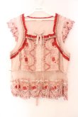 画像1: PINK HOUSE / ロココレース使いベスト  ピンク O-25-12-15-033-LO-TO-OW-OS (1)