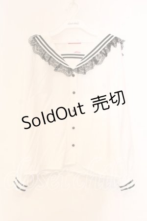 画像: MA*RS / セーラーブラウス  シロ O-25-12-16-050-EL-BL-IG-OS