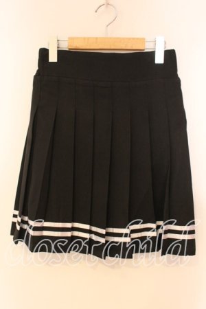 画像: MA*RS / ラインプリーツスカート  クロ O-25-12-16-052-EL-SK-IG-OS
