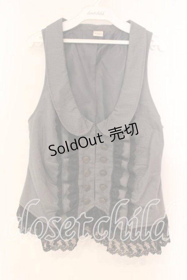 画像1: axes femme / ブローチ付きベスト M グレー O-25-12-16-053-AX-TO-IG-OS (1)