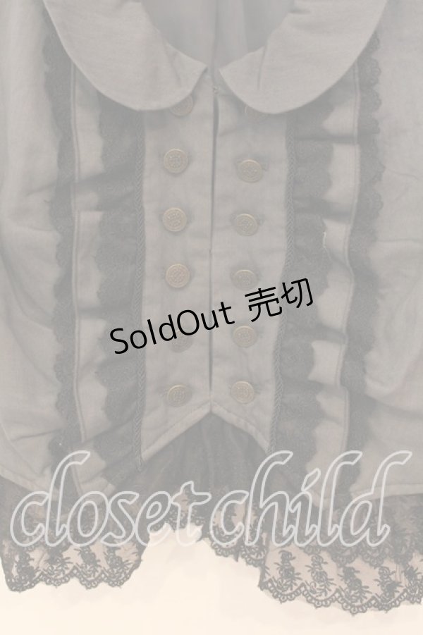 画像2: axes femme / ブローチ付きベスト M グレー O-25-12-16-053-AX-TO-IG-OS (2)