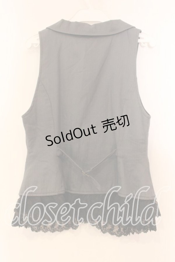 画像3: axes femme / ブローチ付きベスト M グレー O-25-12-16-053-AX-TO-IG-OS (3)