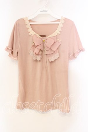 画像: axes femme / bigリボンプルオーバー M ピンク O-25-12-16-054-AX-TO-IG-OS