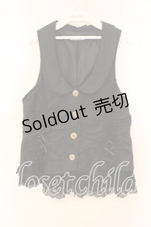 画像: axes femme / レースアップベスト M クロ O-25-12-16-055-AX-TO-IG-OS