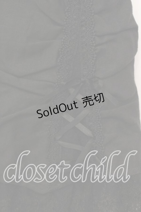 画像2: axes femme / レースアップベスト M クロ O-25-12-16-055-AX-TO-IG-OS (2)