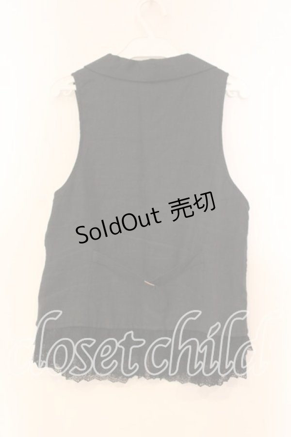 画像3: axes femme / レースアップベスト M クロ O-25-12-16-055-AX-TO-IG-OS (3)