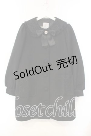 画像: Ank Rouge / リボンレースドーリーコート  クロ O-25-12-16-063-CA-CO-IG-OS