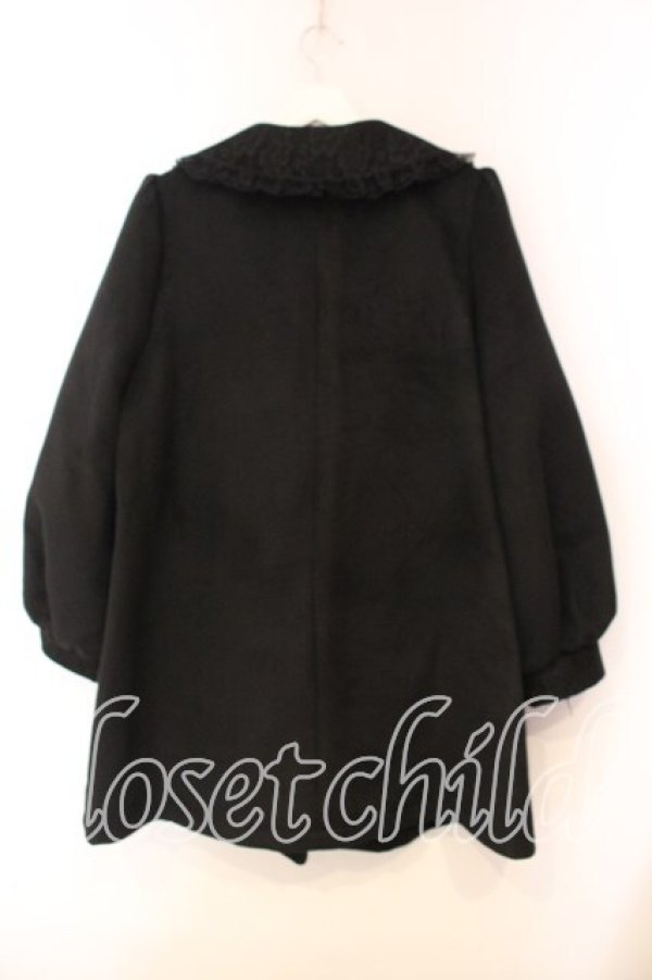 画像3: Ank Rouge / リボンレースドーリーコート  クロ O-25-12-16-063-CA-CO-IG-OS (3)