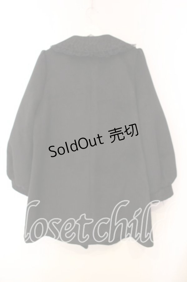 画像3: Ank Rouge / リボンレースドーリーコート  クロ O-25-12-16-063-CA-CO-IG-ZT1219Z (3)