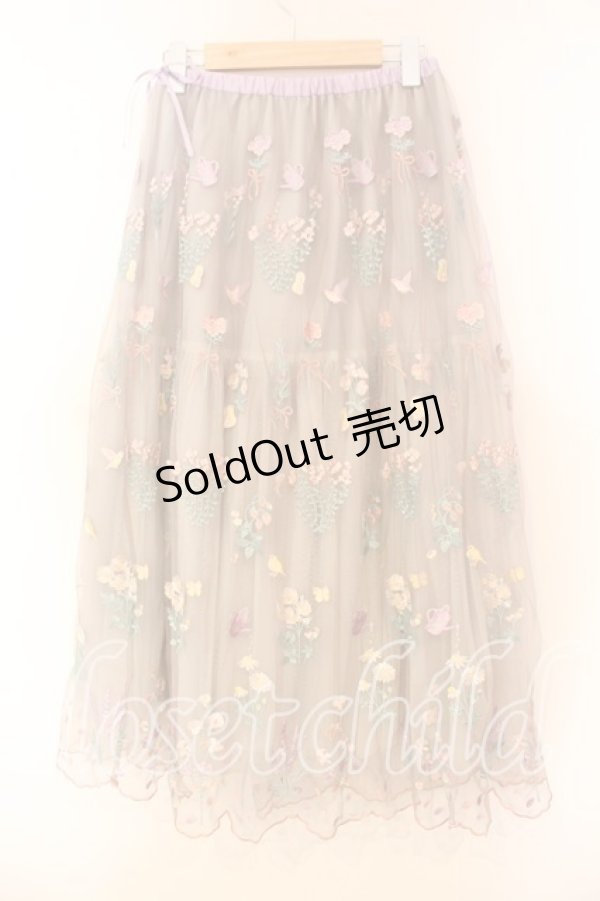 画像4: Franche Lippee / ガーデニングチュールスカート Ｍ グレー O-25-12-16-071-LO-SK-IG-OS (4)