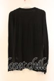 画像2: franche lippee black / バックプリーツカーディガン Ｍ クロ O-25-12-16-072-LO-TO-IG-OS (2)